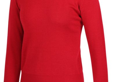 Ladies Corporate Crew Neck Jumper - Red