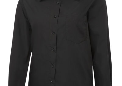 Unisex SS Fine Chambray Shirt - Black