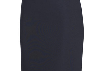 Ladies Mech Stretch Long Skirt - Navy
