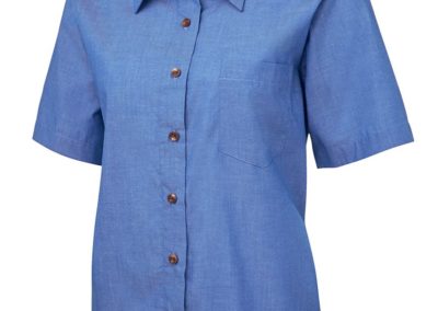 Ladies Original SS Indigo Chambray Shirt
