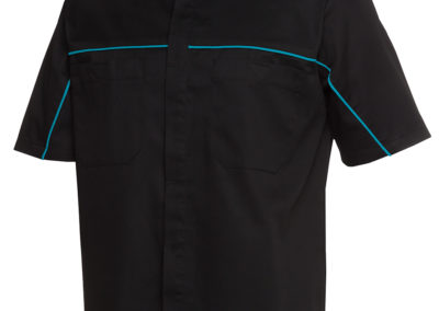 Unisex Podium Industry Shirt - Black/Aqua