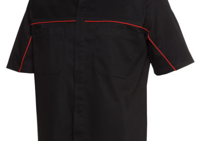 Unisex Podium Industry Shirt - Black.Red