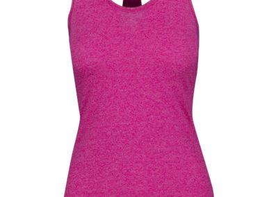 Ladies Greatness Heather Athletic T-Back Singlet