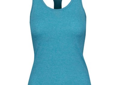 Ladies Greatness Heather Athletic T-Back Singlet